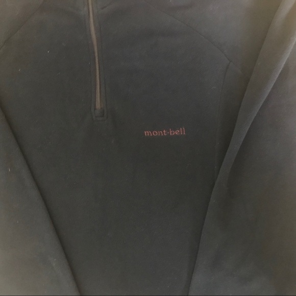 Mont.Bell Navy Blue 1/2 ZIP  Soft Fleece M - Picture 2 of 6